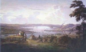View of Dunbarton and River Clyde by Robert Salmon