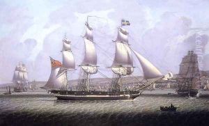 A Frigate of the Baltic Fleet off Greenock