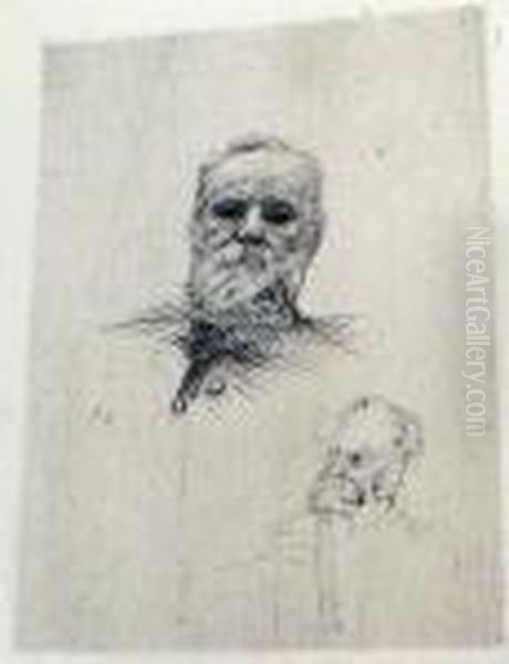 Portrait De Victor Hugo De Face - view 1