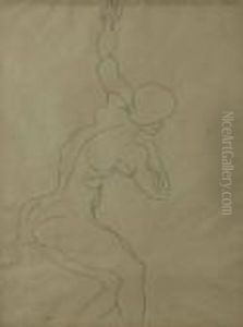 Sitting Nude by Auguste Rodin