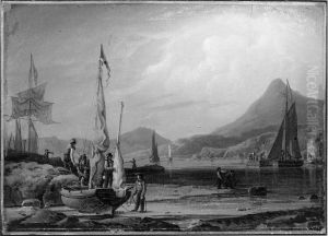 Boat and Shore by Robert Salmon