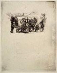 La Ronde, 1883-1884. by Auguste Rodin