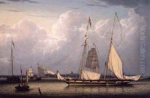 A Schooner with a View of Boston