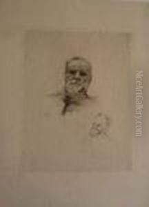 Victor Hugo (de Face). 1885. by Auguste Rodin