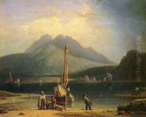 Taking Down the Sails by Robert Salmon