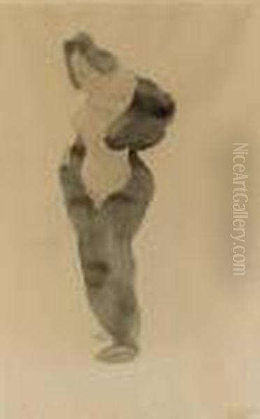 Nu Feminin En Robe Noire - view 1