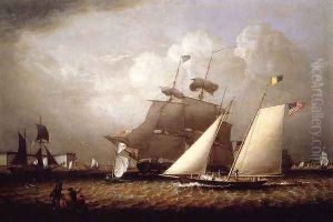 Picture of the 'Dream" Poleasure Yacht by Robert Salmon