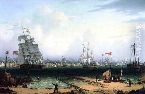 View of Liverpool from Cheshire - view 1