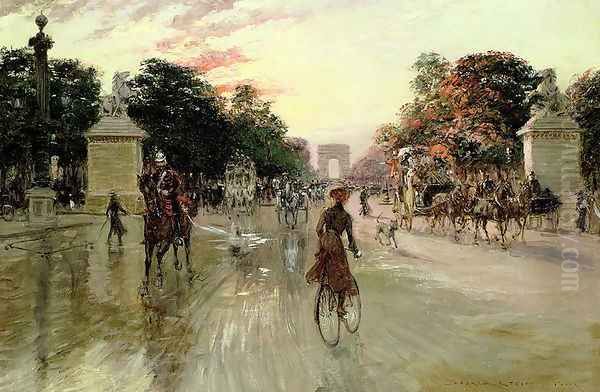 The Champs Elysees, Paris - view 1