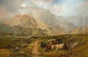 Highland Landscape With Cattle