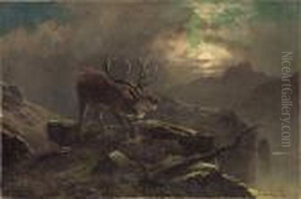 Bellowing Elk - view 1