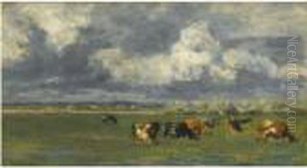 Cows At Pasture - view 1