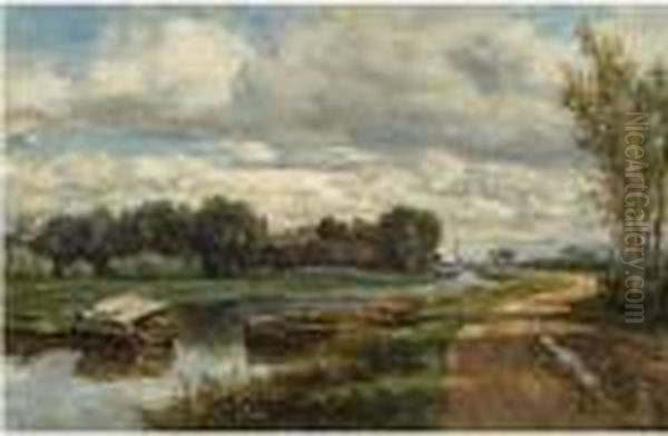 'chemin De Stompwijk Pres Leidschendam (environs De La Hayehollande)' - view 1