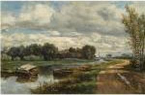'chemin De Stompwijk Pres Leidschendam (environs De La Hayehollande)'