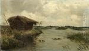 A Haystack Beside A River
