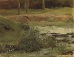 Rosendaal: The Pond by Willem Roelofs