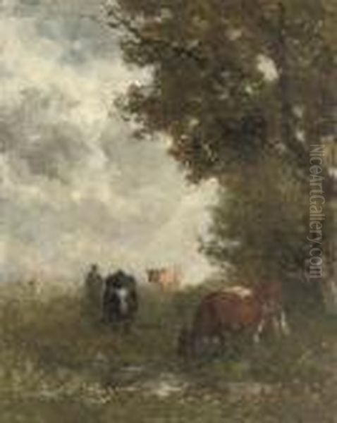 A Herdsman And His Cattle - view 1