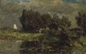 Effet De Soir, Loosdrecht by Willem Roelofs