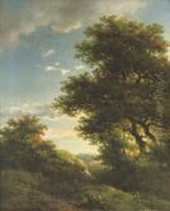 Walking Through The Forest by Willem Roelofs
