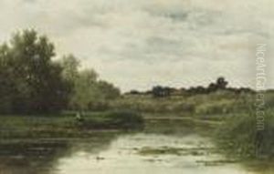 Paysage Et Mare, Environs D'abcoude: Fishing Near Abcoude