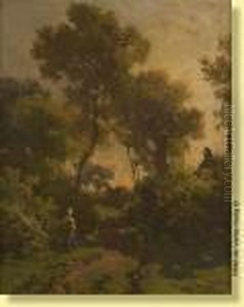 Promeneur Pres De La Chaumiere - view 1