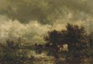 Watering Cows by Willem Roelofs