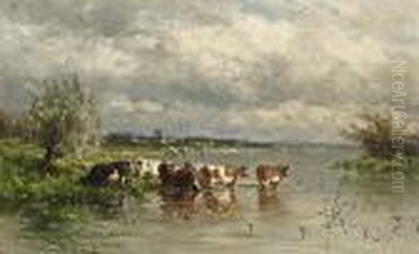 Watering Cows - view 1