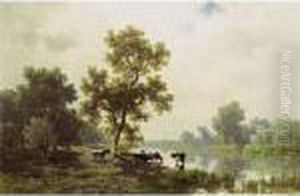 Watering Cows by Willem Roelofs