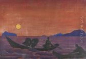 And We Continue Fishing From The Series Sancta by Nicolaj Konstantinov Roerich