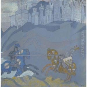 The Duel by Nicolaj Konstantinov Roerich