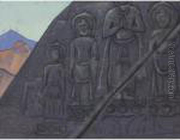 Rock Relief Of Buddha - view 1