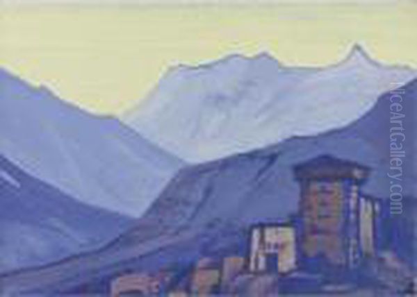 Himalayas (thakur's House. Gundla) - view 1