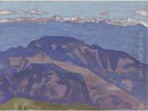 Snows. Morning by Nicolaj Konstantinov Roerich