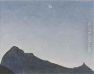 New Moon From The Series Himalayan by Nicolaj Konstantinov Roerich
