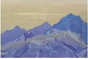 Blue Landscape by Nicolaj Konstantinov Roerich