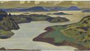 Islands. Lake Ladoga by Nicolaj Konstantinov Roerich