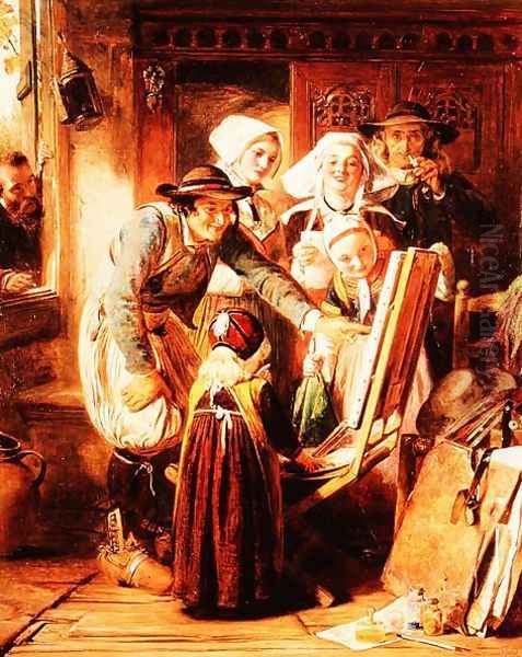 Art Critics in Brittany, 1860 - view 1