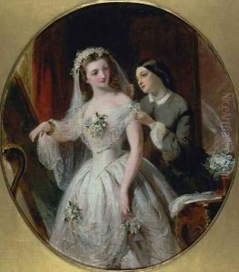 The Wedding Dress by Abraham Solomon