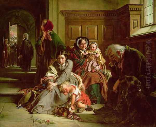Waiting for the Verdict by Abraham Solomon