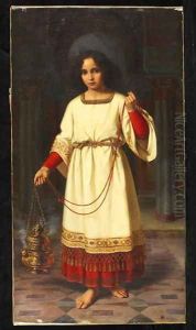 An Altar Boy 1842 by Abraham Solomon