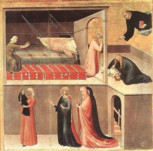 Blessed Agostino Novello Altarpiece (detail-4) 1324