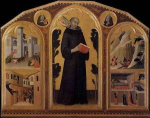 Blessed Agostino Novello Altarpiece 1324 by Louis de Silvestre