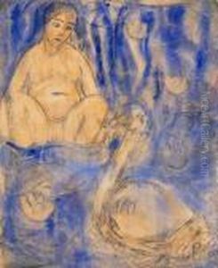 Leda Und Der Schwan by Christian Rohlfs