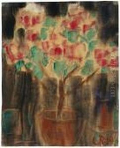 "azaleentopf Und Vase"