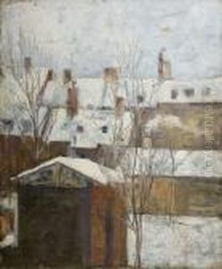 Dacher In Weimar Im Winter
