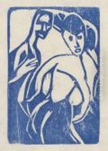 Kleines Paar. Das Tier by Christian Rohlfs