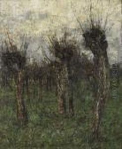 Alte Weiden Bei Ehringsdorf by Christian Rohlfs