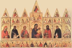Polyptych of Santa Caterina (Pisa Polyptych) 1319 by Louis de Silvestre