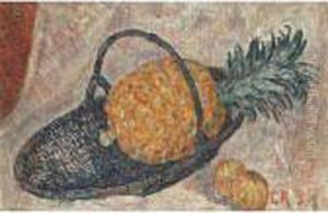 Stilleben Mit Ananas (still-life With Pineapple) by Christian Rohlfs
