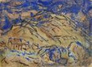 Berglandschaft In Bayern by Christian Rohlfs